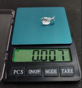 Pure Silver Fish Idol for pooja 7gm - By Mahita Collections